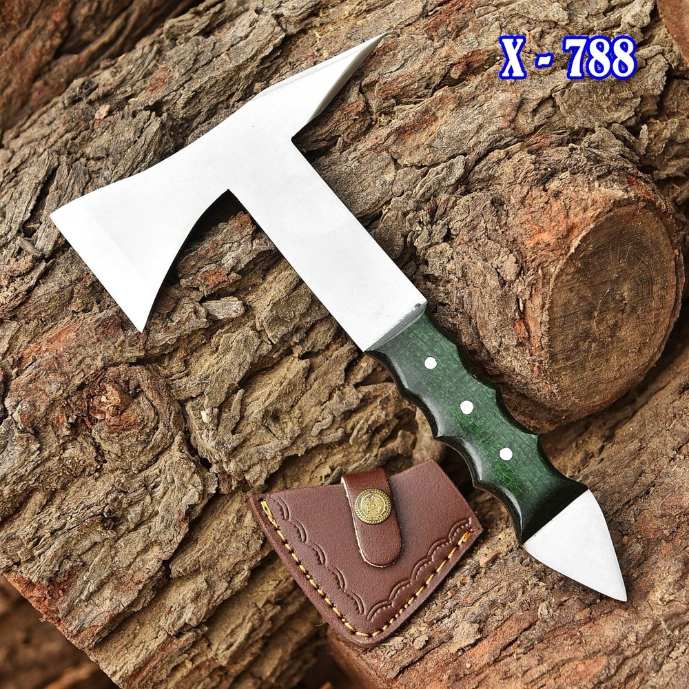Tomahawk Throwing Spike Hatchet Axe Fixed Blade Survival Camping Full Tang