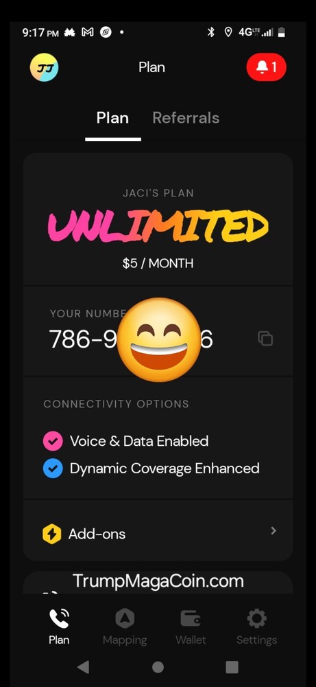 $5 Helium Mobile Miami Plan