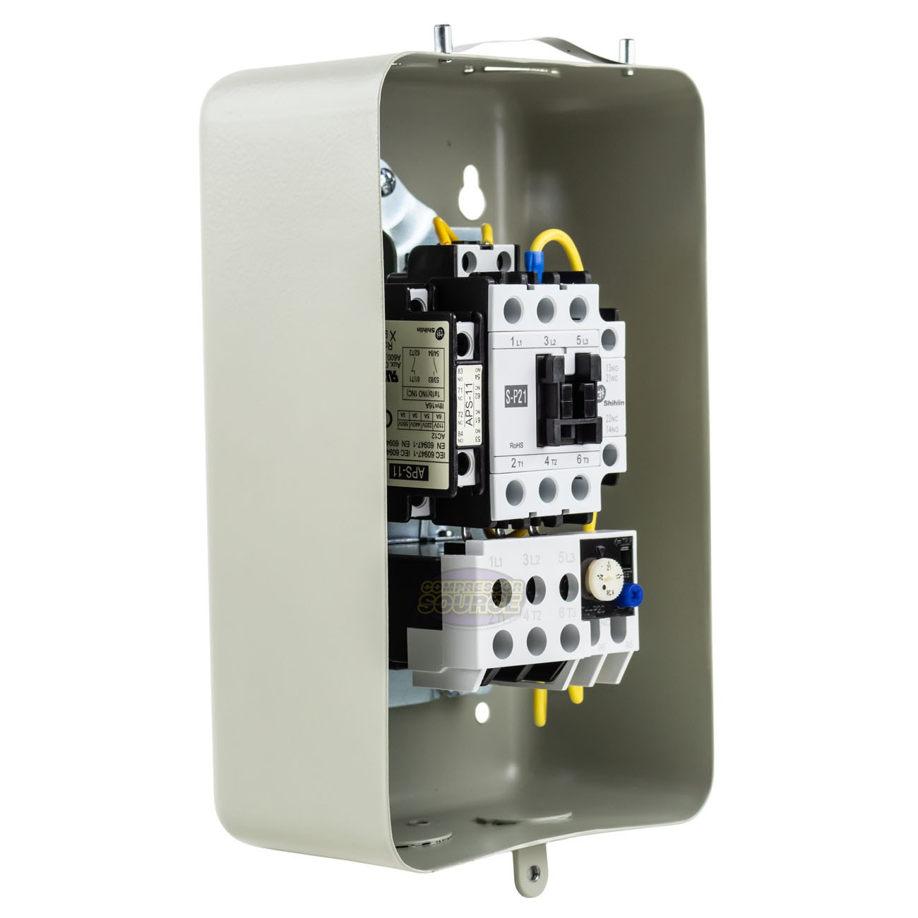 Magnetic Starter 15 HP 3 Phase 460v for Electric Air Compressor Motors