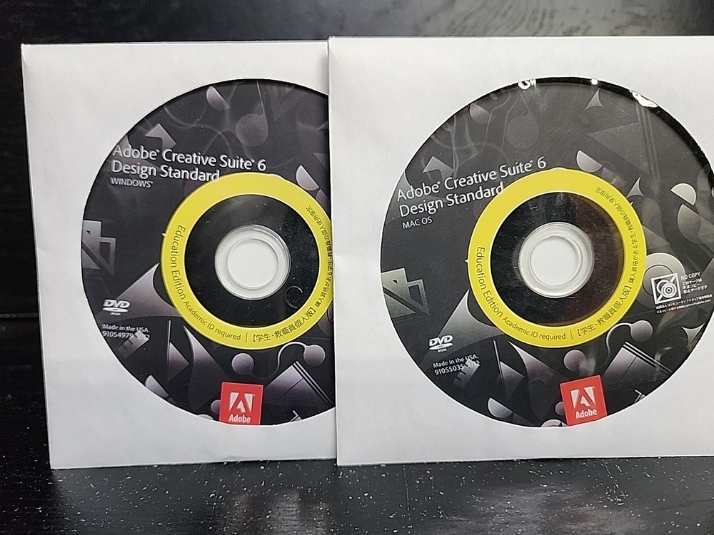 Adobe Creative Suite 6 Design Student and Teacher ~ Windows & Mac ~ NO Code