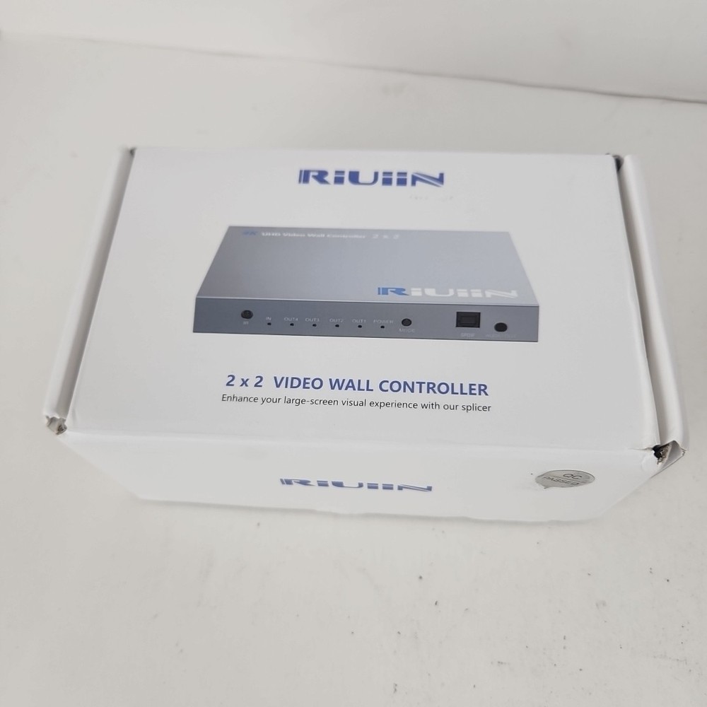 Video Wall Controller 2x2 HDMI 4K Input TV Wall Controller 12 Modes By Riuiin