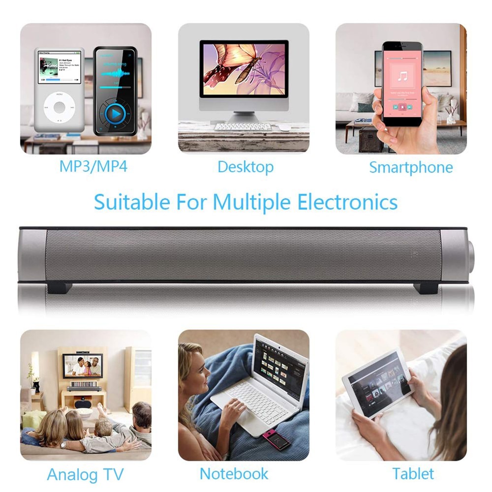 Bluetooth Speaker, Portable Wireless Speaker, USB Powered Speaker with Loud H...