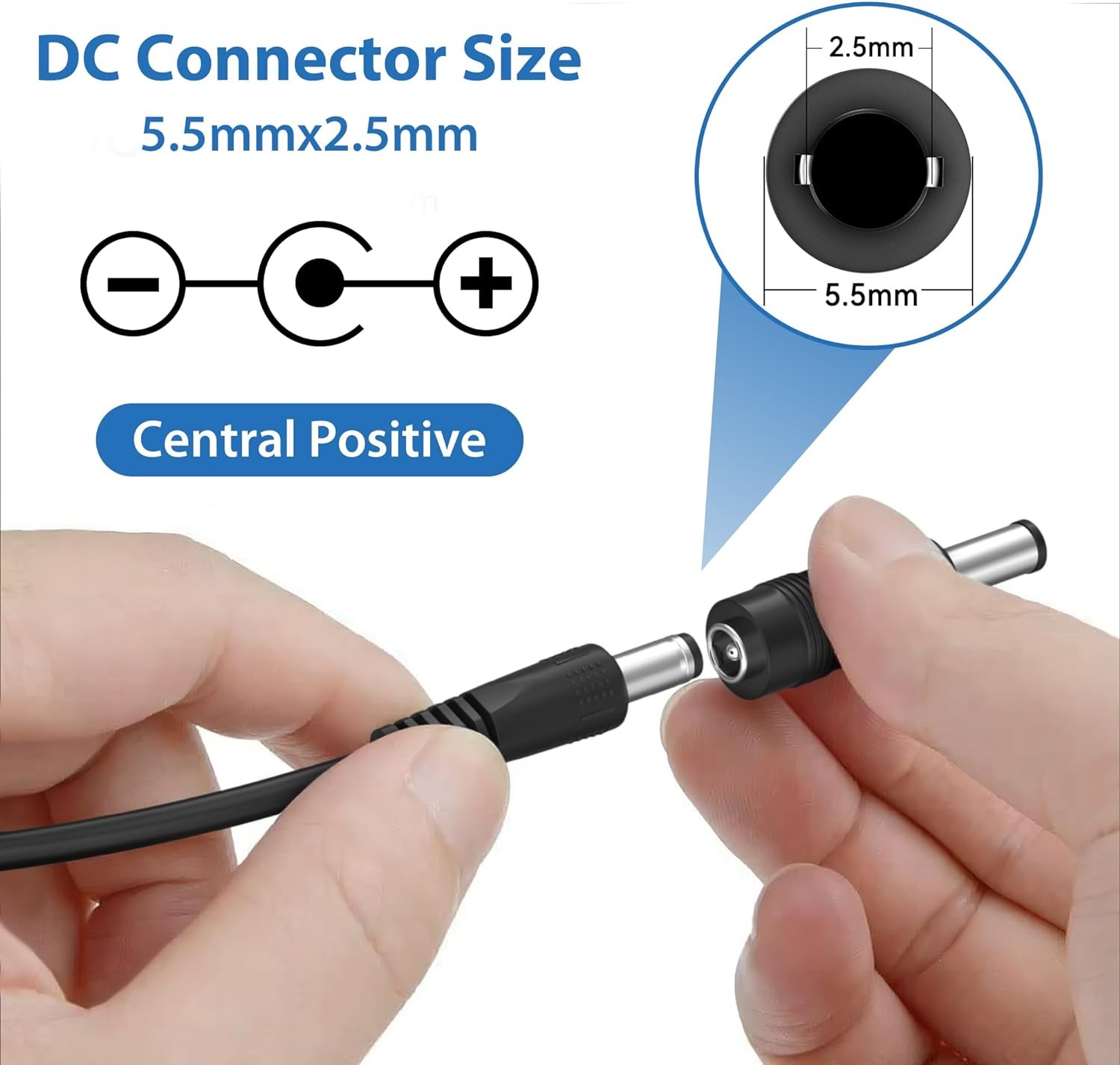 5V 3A 2.5A Adapters Power Cord with 10 Plug 5.0V 3000mA 2800mA 2500mA Charger