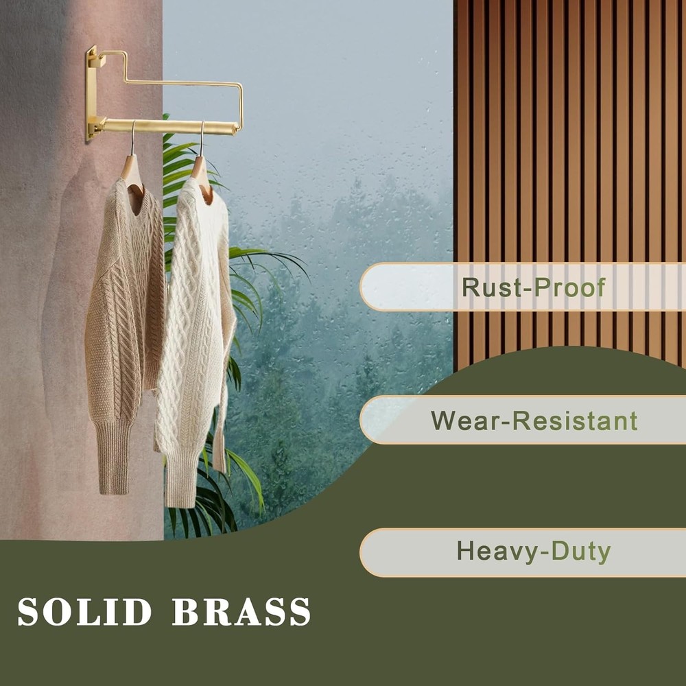 Clothes Drying Rack, Laundry Racks for Drying Clothes, Wall Mounted