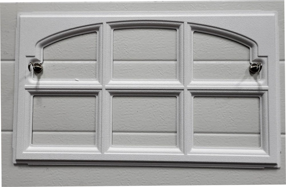 HOLMES CHARLESTON 508 Replacement Window Inserts /Short Panel Garage Door WHITE