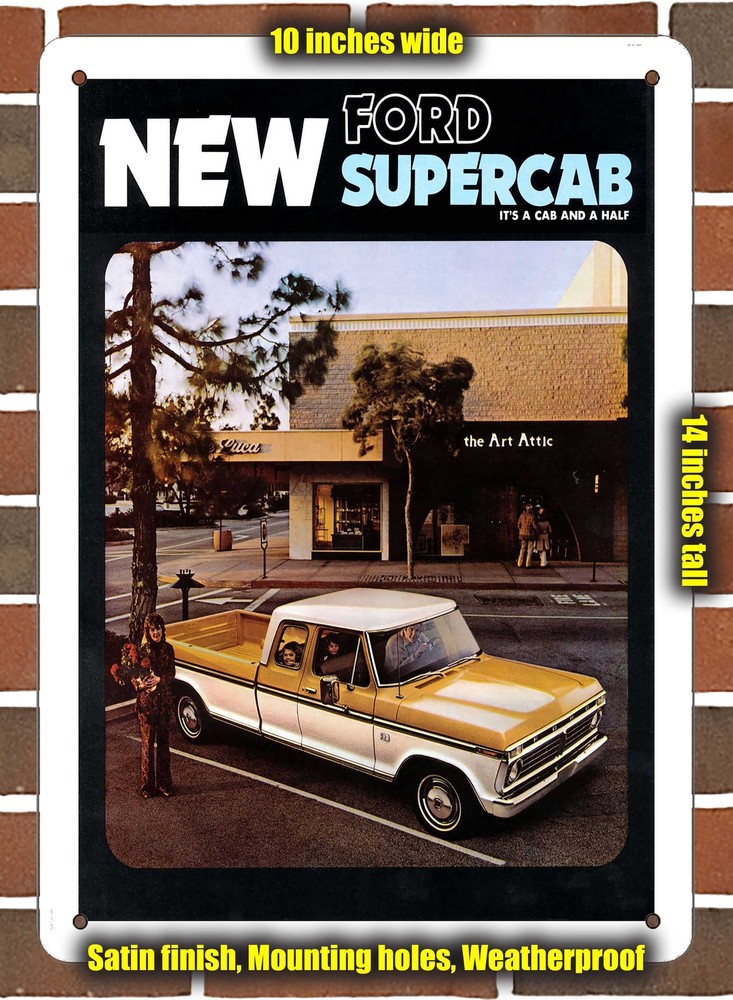Metal Sign - 1974 Ford Supercab