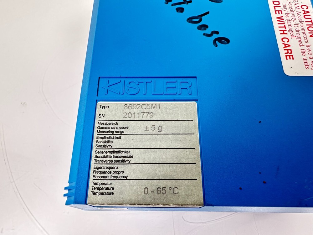 Kistler 8692C5M1 0-65C Accelerometer Nominal Sensor Axis