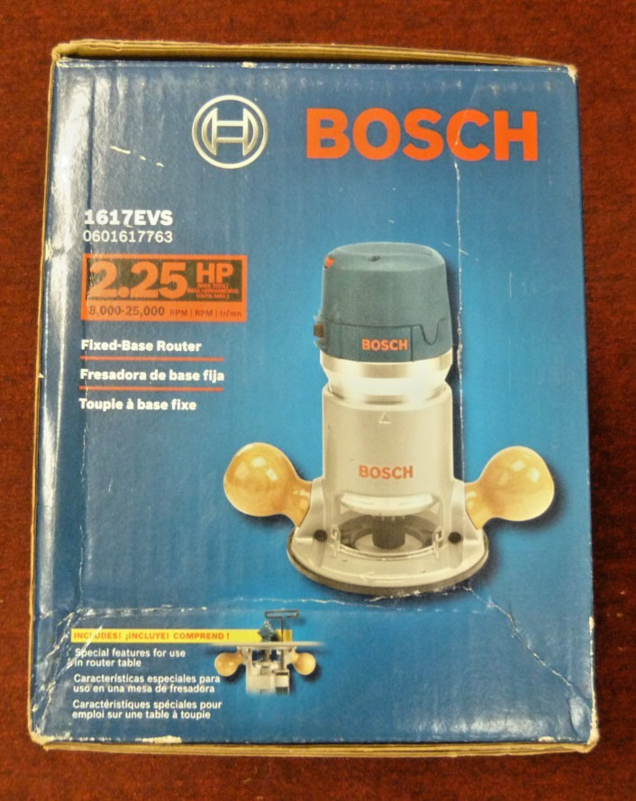 Bosch 1617EVS 2.25 HP Electronic Fixed-Base Router