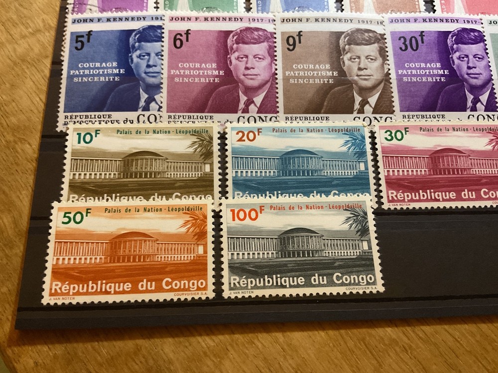 Rep Congo mint never hinged or used stamps B2109