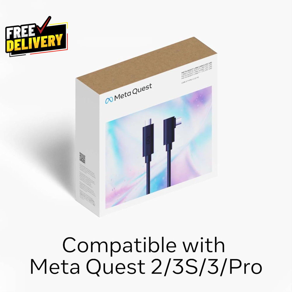 16FT VR Headset Link Cable for PC VR Compatible with Quest Systems…