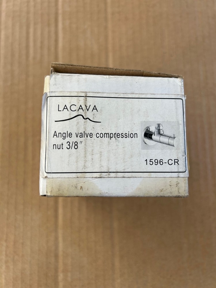 Lacava Angle Valve 3/8" Compression 1596-CR