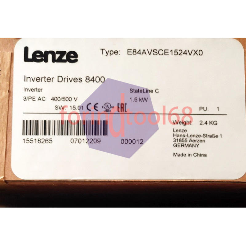 1PC New Lenze E84AVSCE1524VX0 Inverter