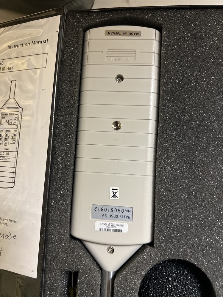 Extech Model 407736 Digital Sound Level Meter
