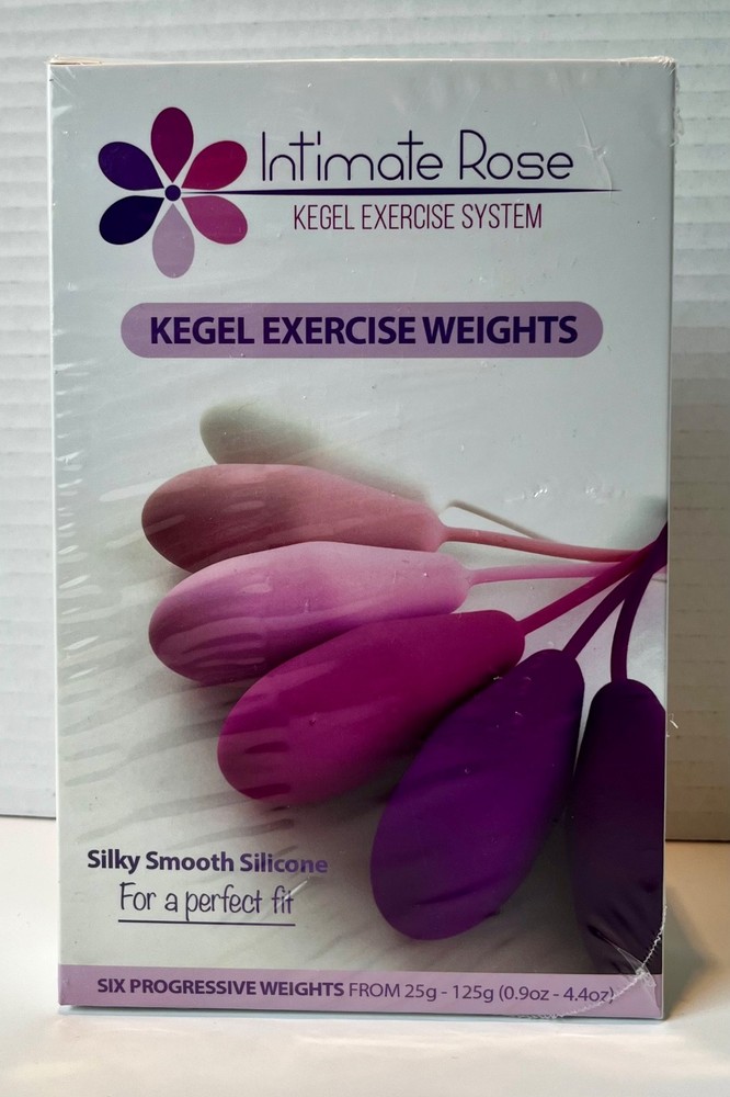 NEW Sealed Intimate Rose Kegel Exercise 6 Progressive Weights System