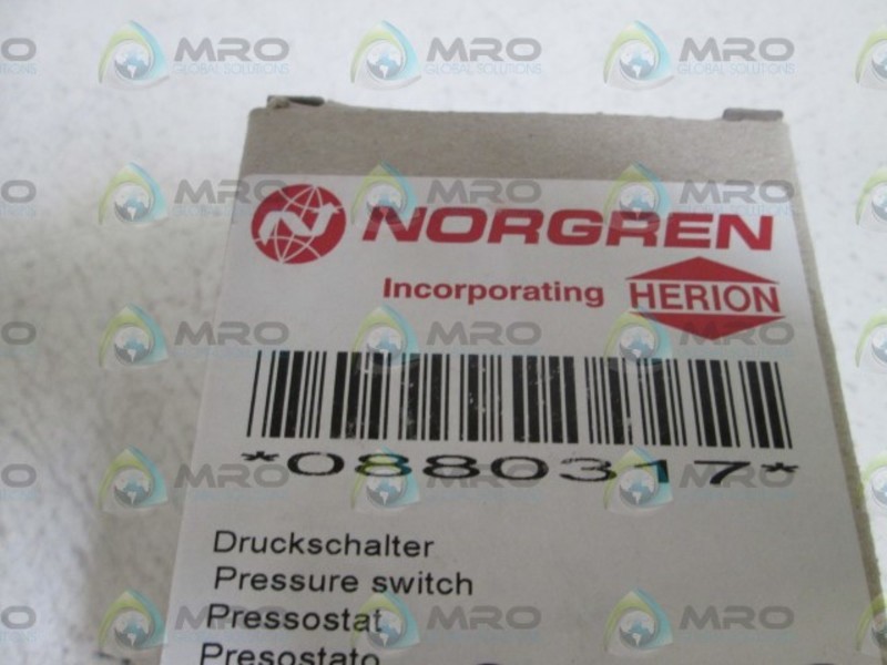 NORGREN PRESSURE SWITCH 0880317 NSMP