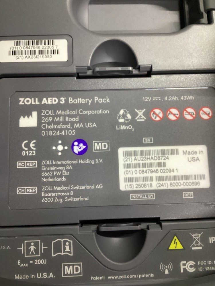 Zoll AED 3 Defibrillator Automatic