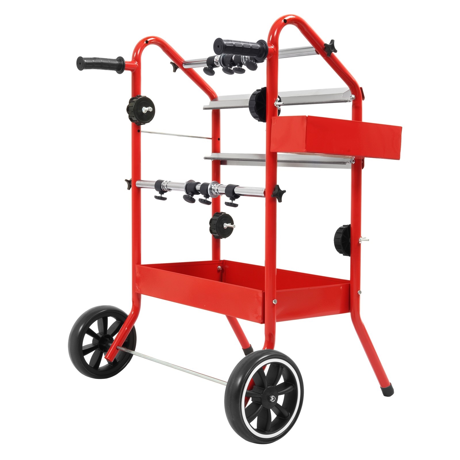 18" Mobile Multi-Roll Masking Machine Dispenser w/ 2 Paper Bars for Auto Body