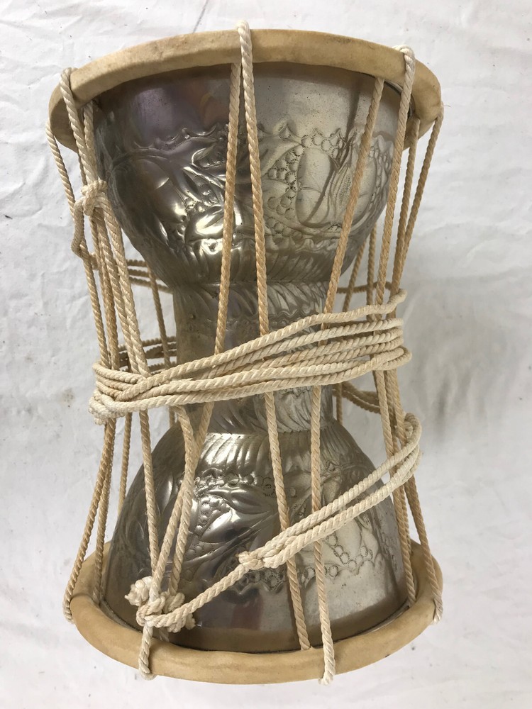 Talking Drum w/ Beater - Metal Shell