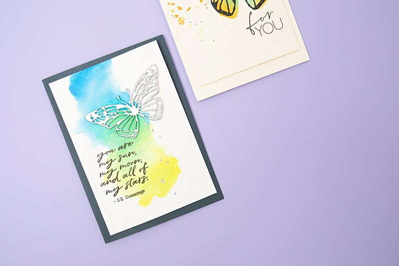 Sizzix Thinlits Scribbly Butterflies 4-PK set #664409 Retail $22.99 by Tim Holtz
