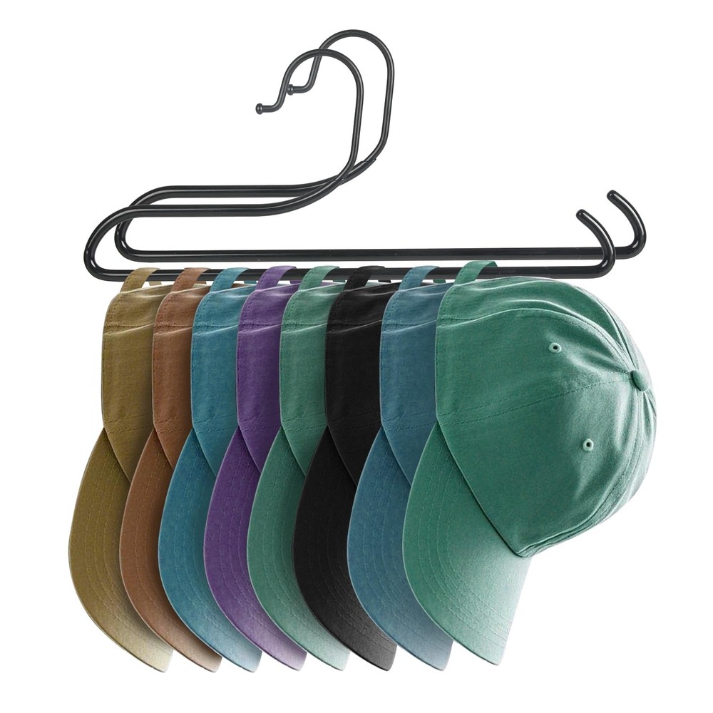 2 Pack Hat Storage Organizer Hanger for Baseball Caps Closet Storage Hanger
