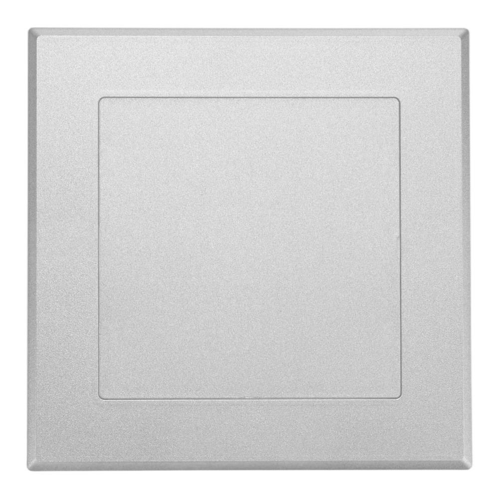 1-Pack Access Panel for Drywall, 5x5" Plastic Removable [Silver Tone, Square]