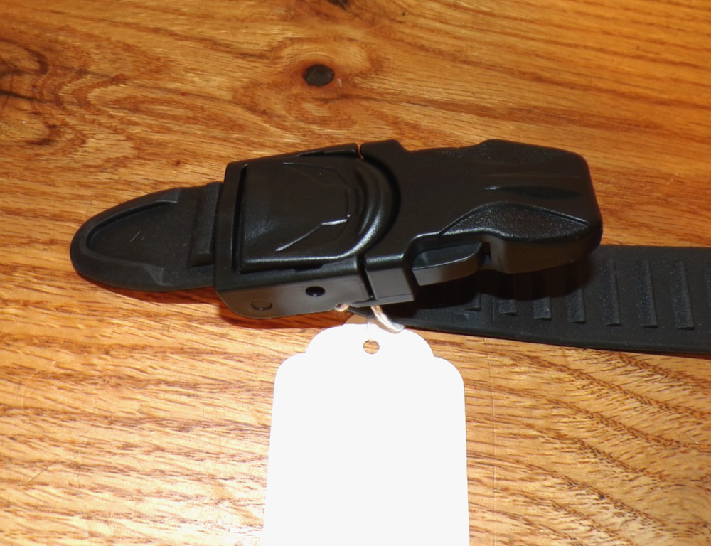 Genesis Response Fin Strap and Buckles, Black, Replacement Heel Strap, C3000-20