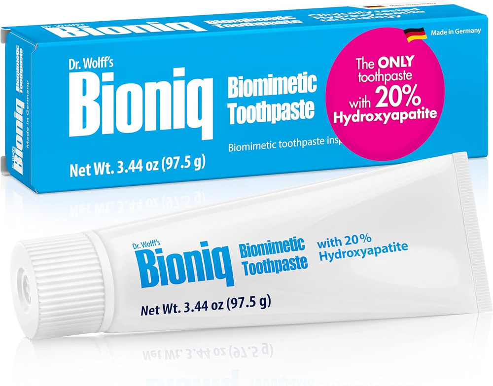 Bioniq Classic Fluoride Free Toothpaste with 20% Hydroxyapatite, Clinically Test