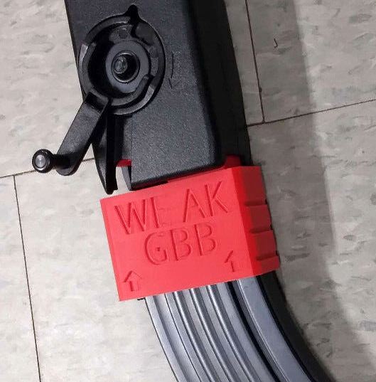 WE AKM GBBR Airsoft Odin Speedloader Adapter (Red)