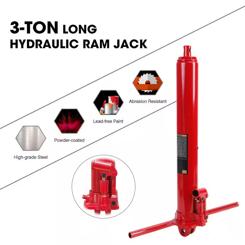 3-Ton Long Ram Jack