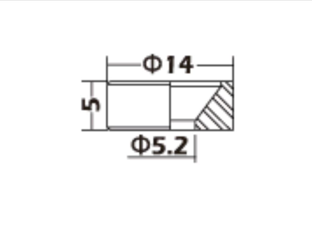 14mm Neck Joint Bushing Set Chrome Finish #NB002