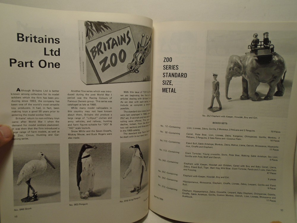 TOY & TRAIN QUARTERLY VOL.3, NO.1 SPRING 1969