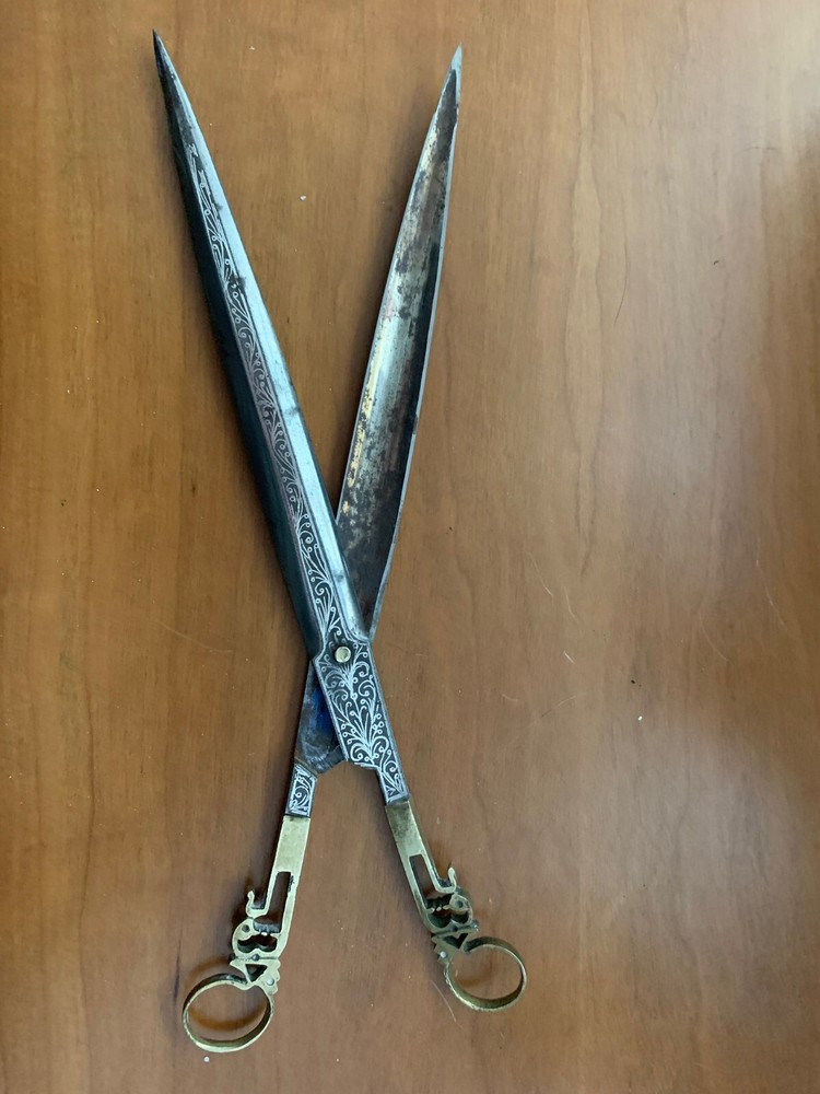 Antique Ottoman Calligraphers Scissors