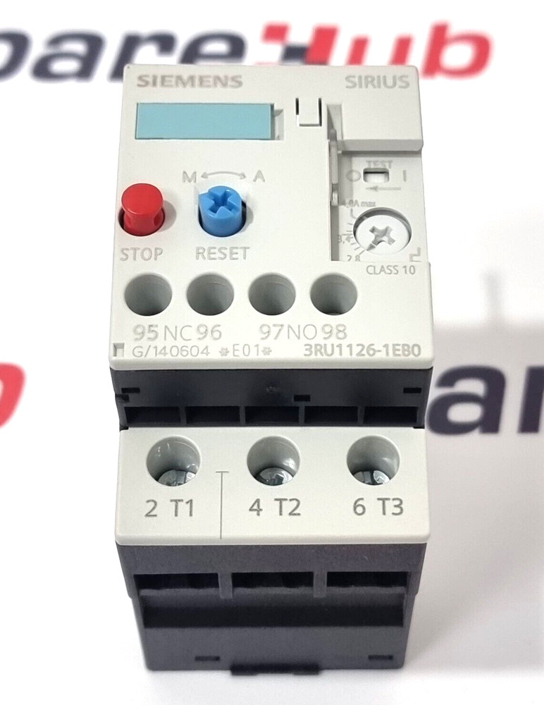 SIEMENS 3RU1126-1EB0 Thermal Overload Relay