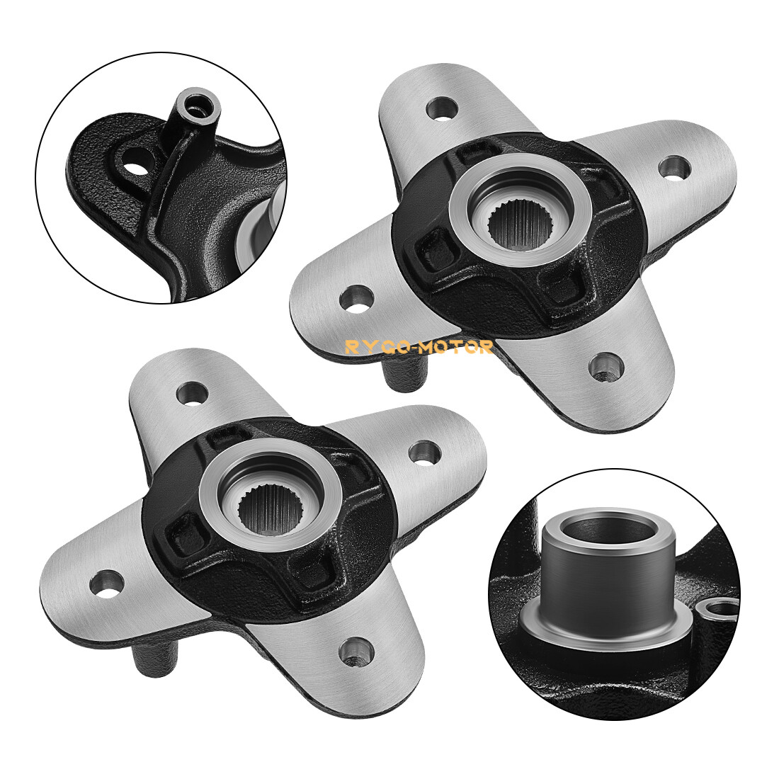 2PCS Front/Rear Wheel Hub & Bearing kit for Polaris Sportsman XP 1000 2020-2025