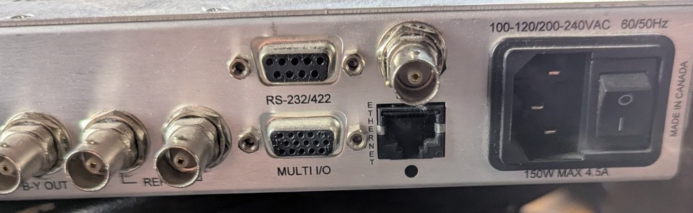 Leitch DPS-475AV Digital Processing Synchronizer Frame Sync TBC – Powers On – SD