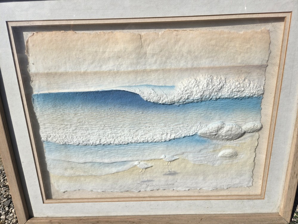 1980s Figi Graphics Beachcombers Signed by Wess