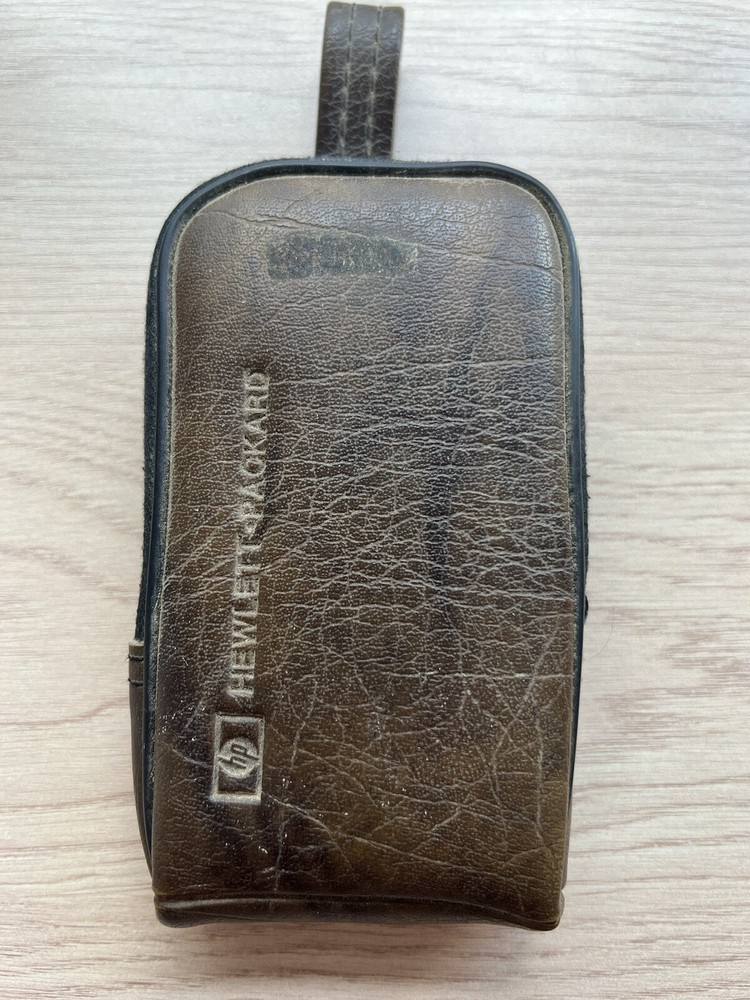 Vintage Hewlett Packard Calculator With Case