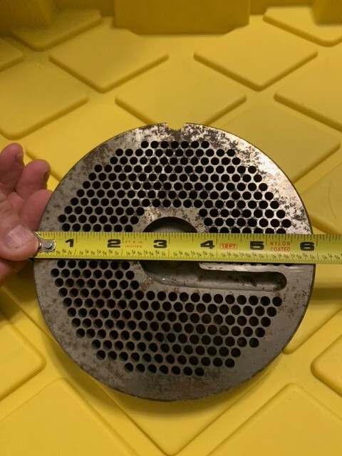 MEAT GRINDER #56 GRINDER PLATE COMMERCIAL QUALITY