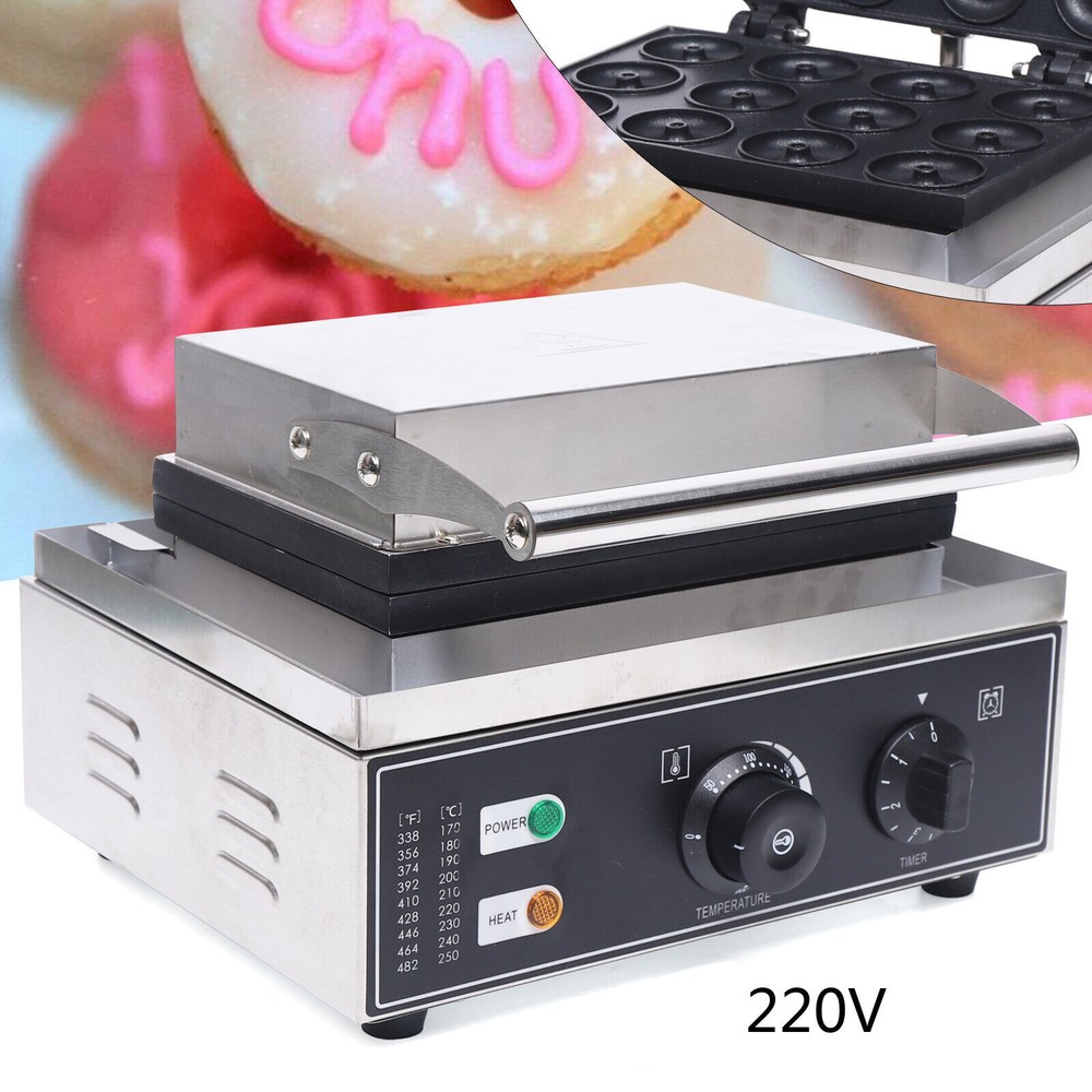 Commercial Donut Machine Doughnut Baker Mini Donut Maker Machine Non-stick 5cm