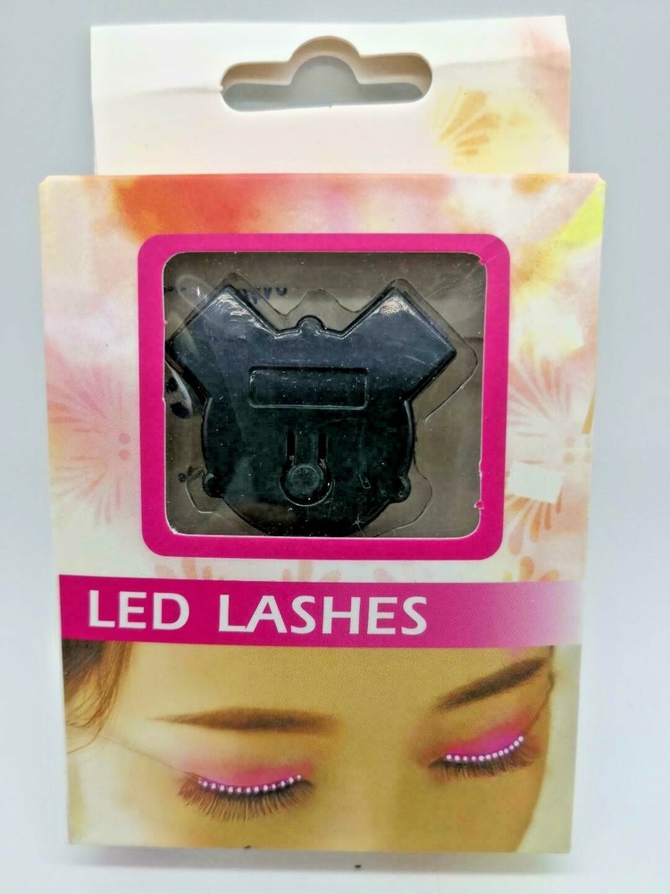 Wholesale LED Flash Lashes Cool Multi-patterned Luminous Light Eyelashes Party