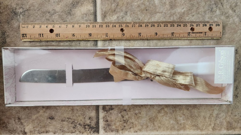 Vintage Wedding Cake Knife C.R. Gibson