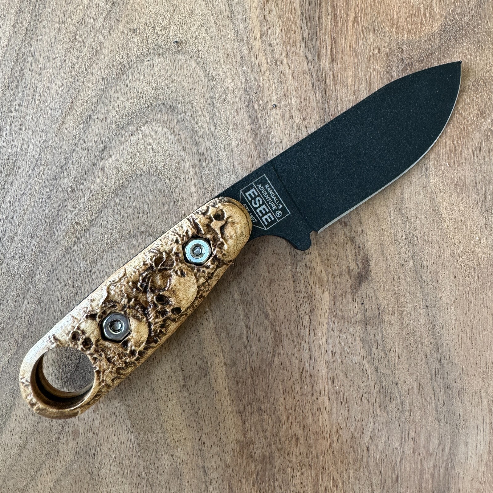 Graveguard scales compatible with Kabar BK-14 Eskabar knife (w/hardware)