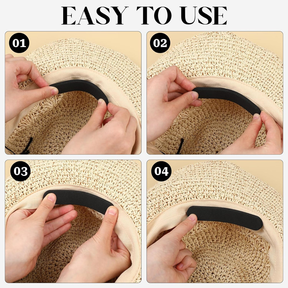 20 Pcs Hat Sizer Reducer Insert, Hat Inserts To Make Fit Smaller, Fitted Hat Siz