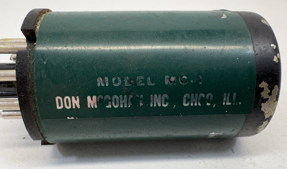 Don McGohan MC-1 Vintage Microphone / Audio Module Octal Plug – Tested Coils