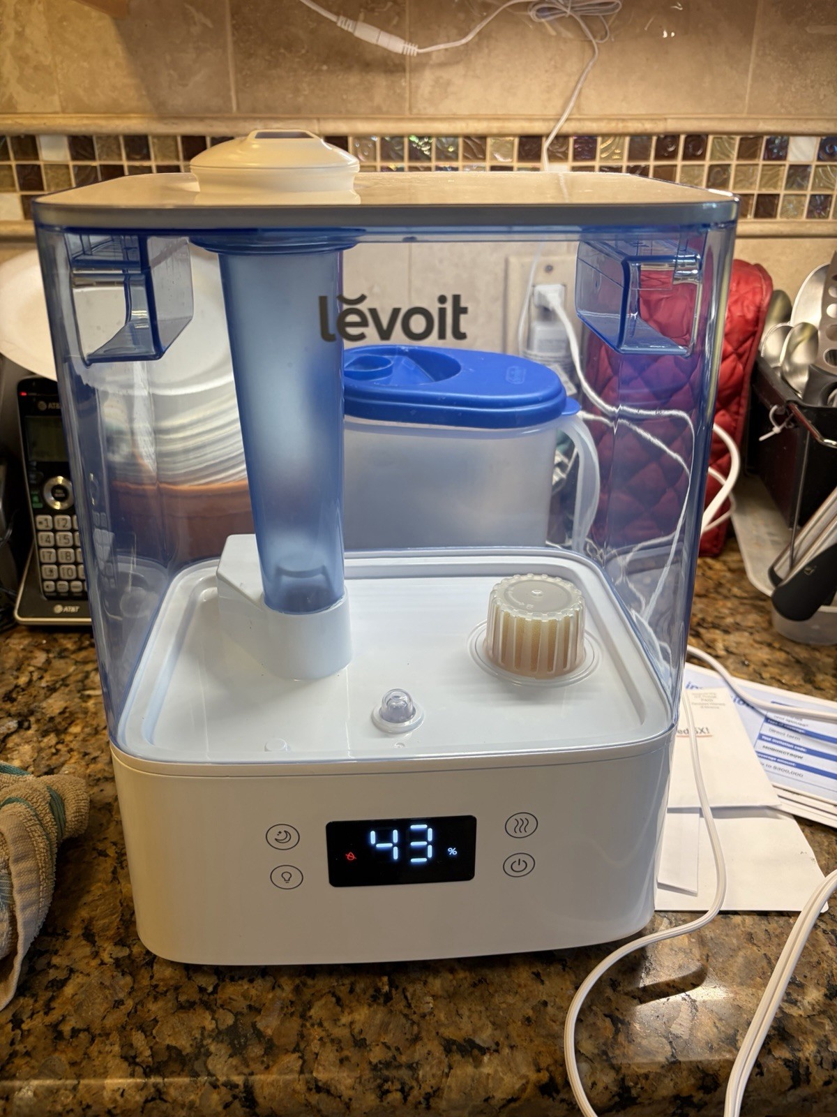 LEVOIT Classic300S Ultrasonic Smart Top Fill Humidifier, Extra Large 6L Tank