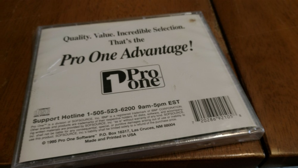 Pro One Multimedia Trigonometry cd rom still sealed 1995