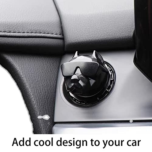Car Push to Start Button Cover, Vehicle Interior Engine Ignition Switch Black