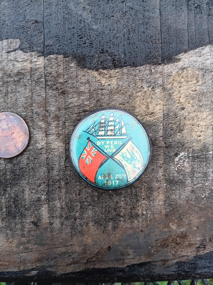 1917 WW1 Australian Royal Navy Pinback Button