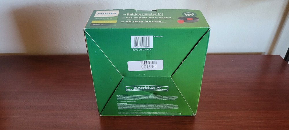 Philips 10-Piece Baking Master Kit Black/Silver New Open Box