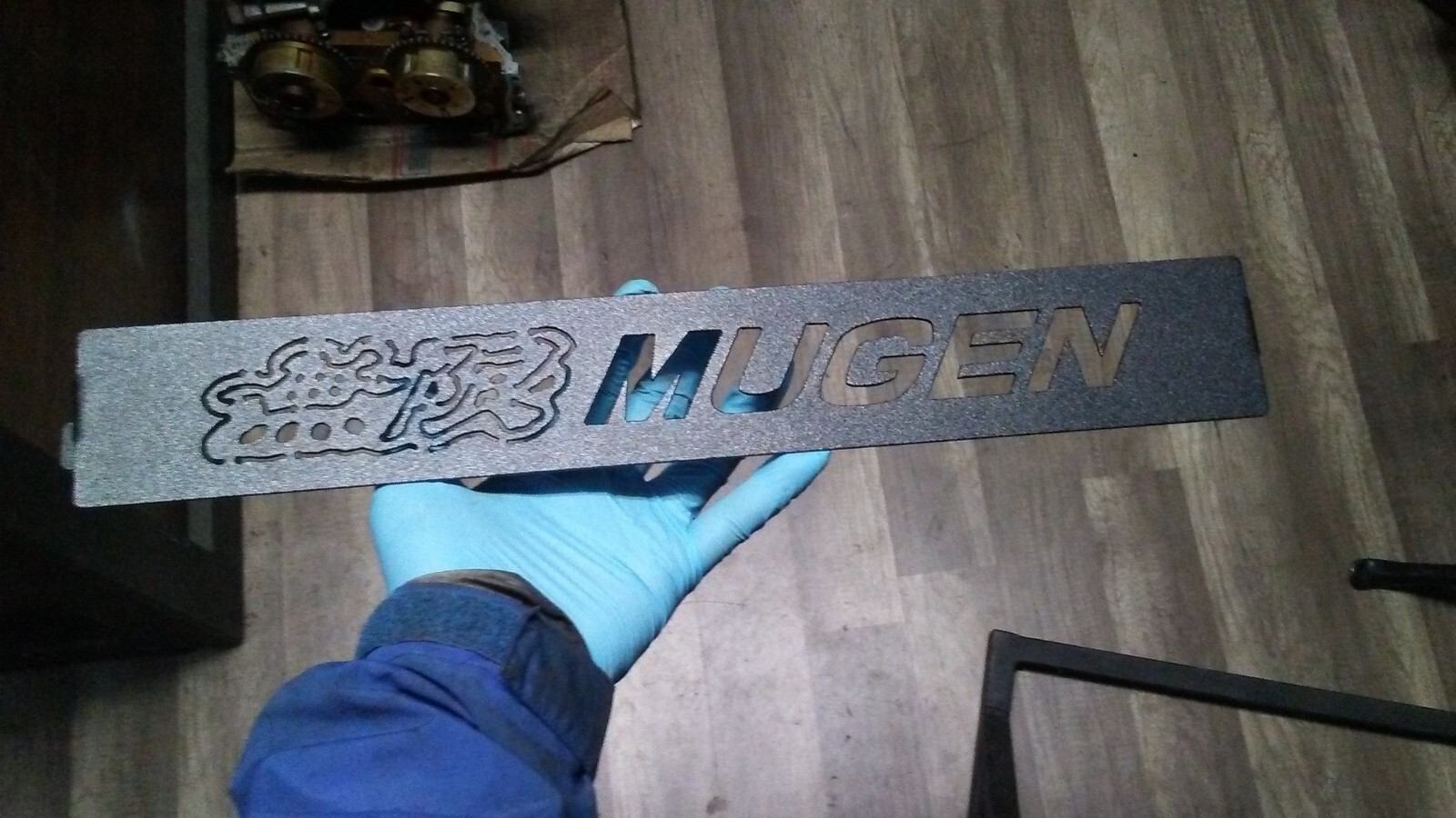 1999 Honda CRV Spark Plug Cover: Blank Black Metal *Custom Shoot a Message!